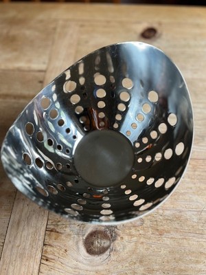 Vintage Stainless steel art bowl or bread bowl, 1960-70s