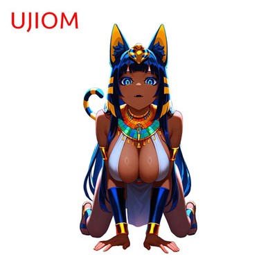 UJIOM Ankha Catgirl Beautiful Wall Stickers Alluring Personality Graphics Decals