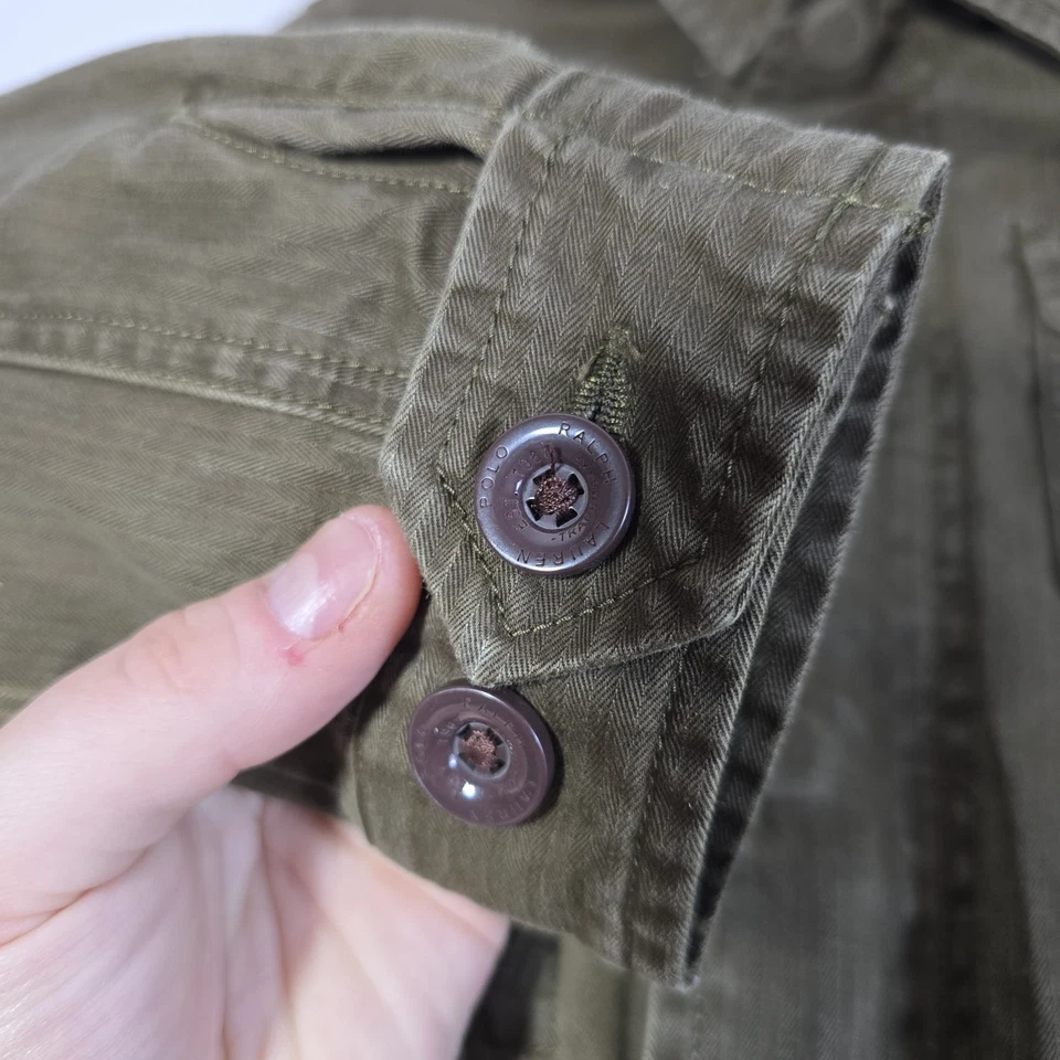 Chaqueta Militar Polo Ralph Lauren Niños Talla S (8) Abrigo Griego M65 EE. UU. Foto 4 de 4