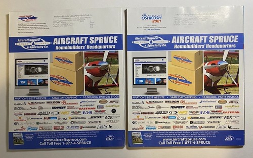EAA Sport Aviation Magazine Lot June & July 2021 The Spirit of Aviation - Picture 2 of 2