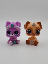 Zuru Rainbocorns Pocket Puppycorn Surprise Lot of 2 Purple  Brown Bobble Heads