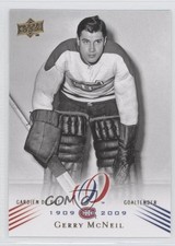 2008-09 Upper Deck Montreal Canadiens Centennial Set Gerry McNeil #62 0f8