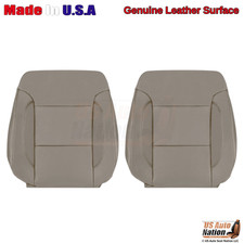2015-2020 For Chevy Suburban Genuine Leather Front Top Seat Covers Dune Tan 2015-2020 For Chevy Suburban Genuine Leather Front Top Seat Covers Dune Tan