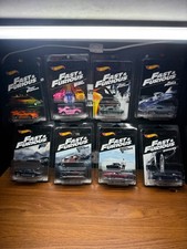 Hot Wheels 2016 Fast & Furious Car Set of 8 Walmart Exclusive In Protectors