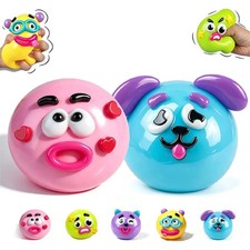 Dog Face Squishy Toy Slow Rise Squeeze Sensory Fidget Stress Relief