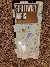 STREETWISE LAMINATED MAP Paris France EZ FOLD BY REVISED 2010