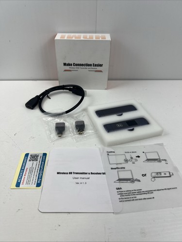 Transmisor y Receptor HDMI Inalámbrico, 4K - Extensor HDMI Inalámbrico 4K Gris N100 - Imagen 4 de 15