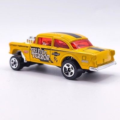 HOT WHEELS Loose HW 55 CHEVY BEL AIR GASSER X1634 YELLOW BLACK | eBay