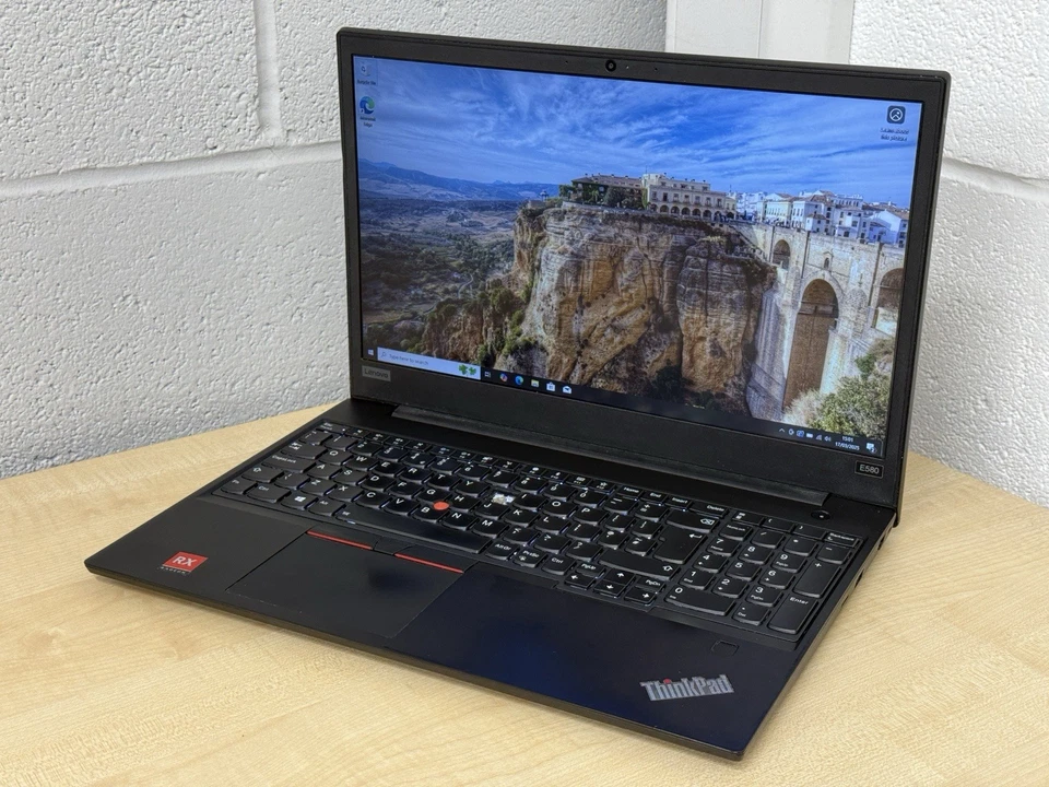 Lenovo ThinkPad E580 15.6" Quad i7-8550U 8GB 256GB NVMe WIFI Windows 10 Laptop N - Image 4 of 4