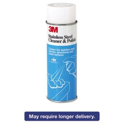 3m 14002 Stainless Steel Cleaner & Polish, Lime Scent, Foam, 21 Oz. Aerosol Can