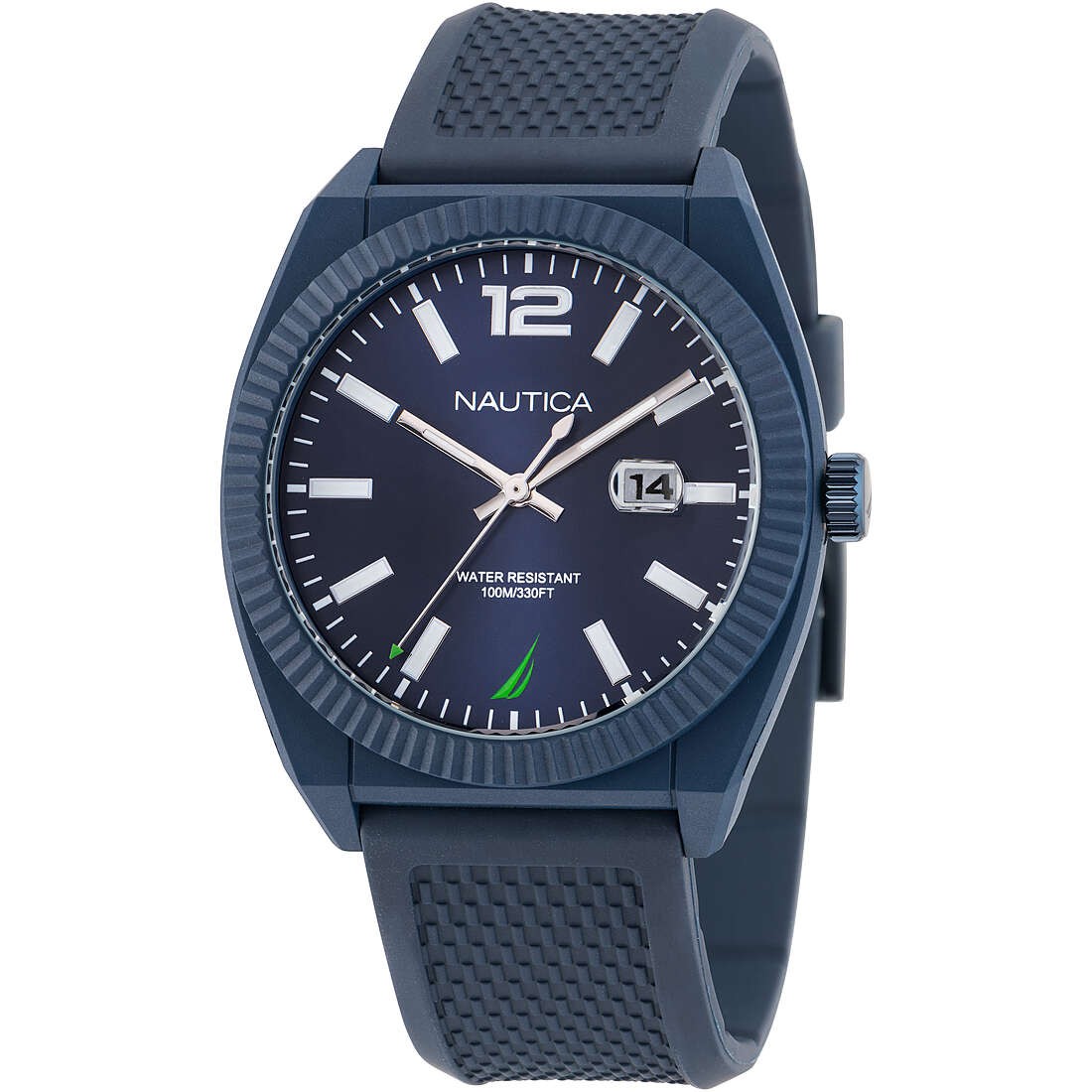 Mens Wristwatch NAUTICA PACIFIC BEACH NAPPBS301 Silicone Blue Sub 100mt