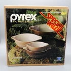 Vtg Pyrex Woodland Cinderella Mixing Bowl Set of 4 New, Sealed Box 440-6