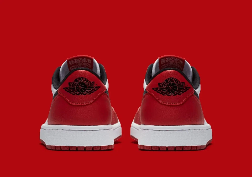 Nike Air Jordan 1 низкий оригинальный Чикаго 2025 красный белый черный HQ6998-600 Мужская обувь новый - Изображение 4 из 4