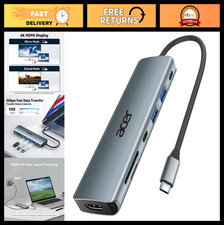 7-in-1 USB C Hub Multi-Port Adapter for Laptop/Mac  4K HDMI, 100W PD, 3 USB 3.0