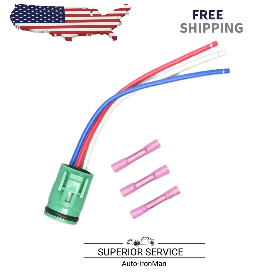 For Chevy Suzuki Toyota Alternator Repair Plug Harness 3 Wire Pin Connector USA Foto 4 de 4