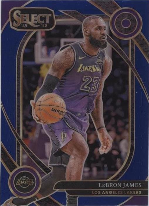 2024-25 Panini Select - Courtside LeBron James #241 Blue Prizm