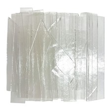 2 LB COE 96 Clear Glass Scraps Strips - System 96 Fusing Glass Scraps Strips
