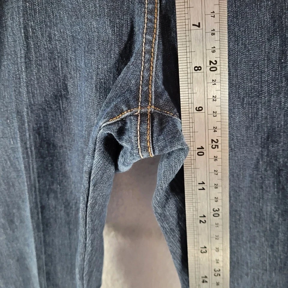 Dorothy Perkins Jeans Womens Size 14 Blue Dark Wash Slim Straight Leg Classic - Image 4 of 4