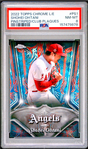 2022 Topps Chrome Logofractor Club Plaques #PS-1 Shohei Ohtani Angels