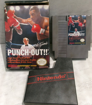 Mike Tyson's Punch-Out NES, Box No Manual Tested Working
