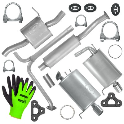 Schalldämpferset Auspuff für Honda Accord 7 VII Limousine 2.4  (2003-2008)