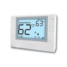 Multi Stage Thermostat for Home Cooling and Heating, 2 Heat/2 Cool, Super Cle...