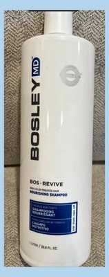 Bosley MD BOS Revive Shampoo Nourishing Non-Color Hair 1 Liter/33.8 fl oz