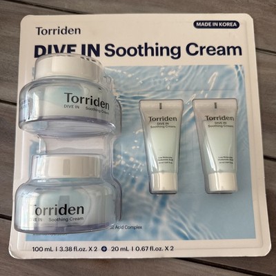 Torriden Dive In Soothing Cream Set Of 4 3.38 oz x2 + 0.67 oz x2