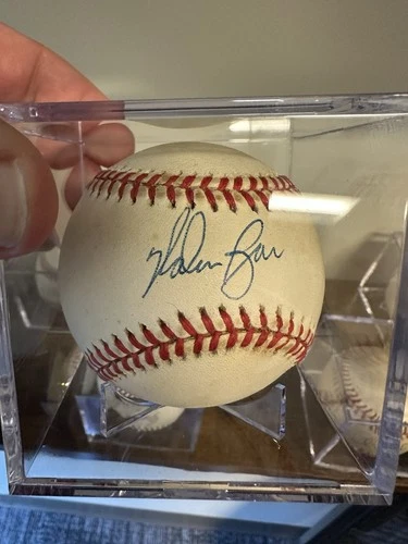 Nolan Ryan Signed Baseball With Case No COA