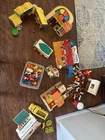 New ListingFisher-Price Little People Vintage Play Family Village Main Street Lot HUGE!!!