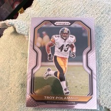 Panini 2020 Prizm Troy Polamalu Pittsburgh Steelers #73 Football Card