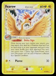 Fearow (Delta Species) 18/100 EX Crystal Guardians Rare