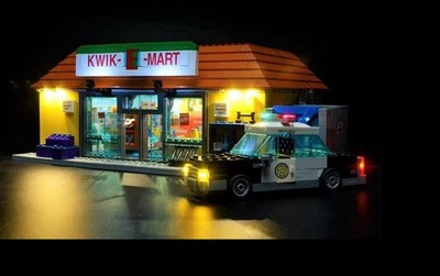 Brickstars LED Lighting Kit for Lego Simpsons 71016 The Kwik-E-Mart