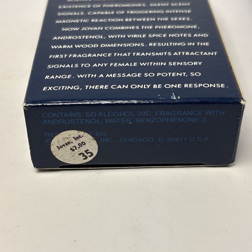 Vintage ANDRON by JOVAN Cologne For Men Complete Box CAP! Pheromones 1 oz Full - Picture 12 of 20