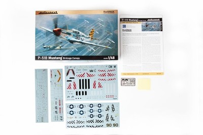 Eduard 1/48 P-51B Mustang Birdcage Canopy w/PE Detail ProfiPack 82107