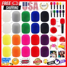 Microphone Covers Foam,20 Pack Thick Handheld Stage Microphone Windscreen Mic...