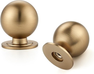 12 Pack Champagne Bronze Cabinet Knobs, Round Dresser Knobs, Ball Kitchen Cabine