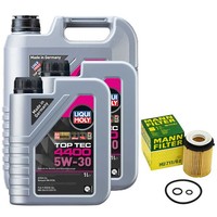 MotoröL Set 4400 5W-30 Liqui Moly 7 Liter + ÖLfilter FüR Mercedes E-Klasse GLC