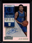 2018-19 Panini Contenders Jalen Brunson RC The Finals Ticket Auto /49 Mavericks
