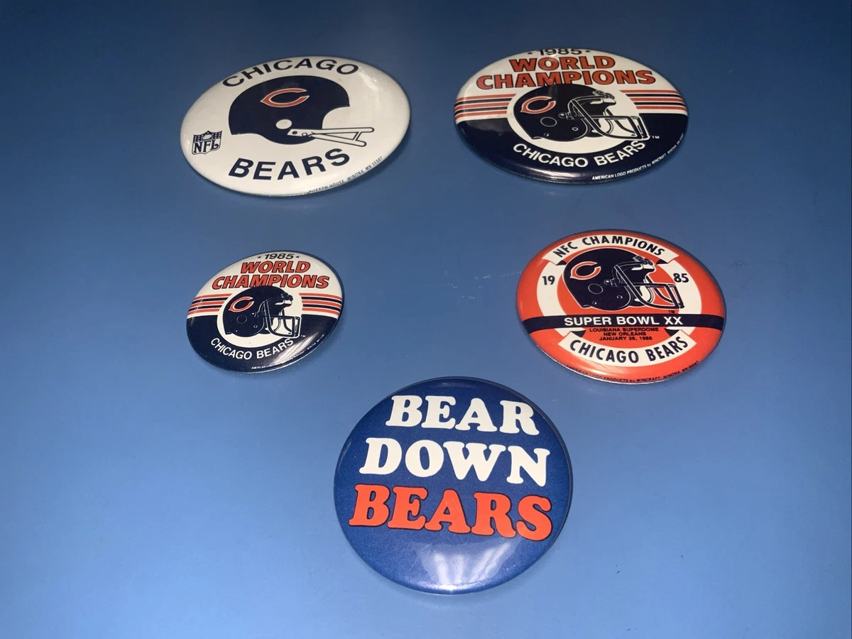 Chicago Bears Football 1985 Vintage Sports Pins for sale | eBay