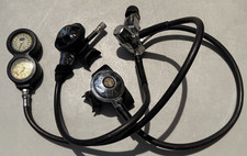 Dacor 900  First Stage Scuba Regulator  Gauges and Sherwood Shadow 2nd Stage