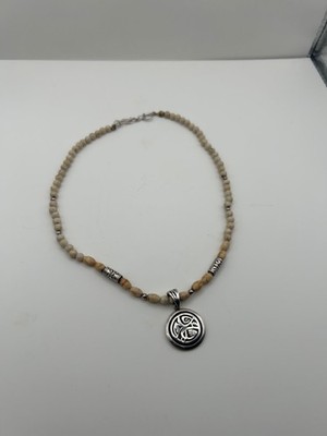Vintage Sterling Silver native American  Necklace