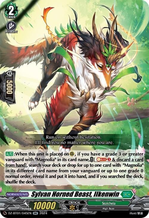 Sylvan Horned Beast, Ilkenwin - DZ-BT01: Fated Clash (DZ-BT01)