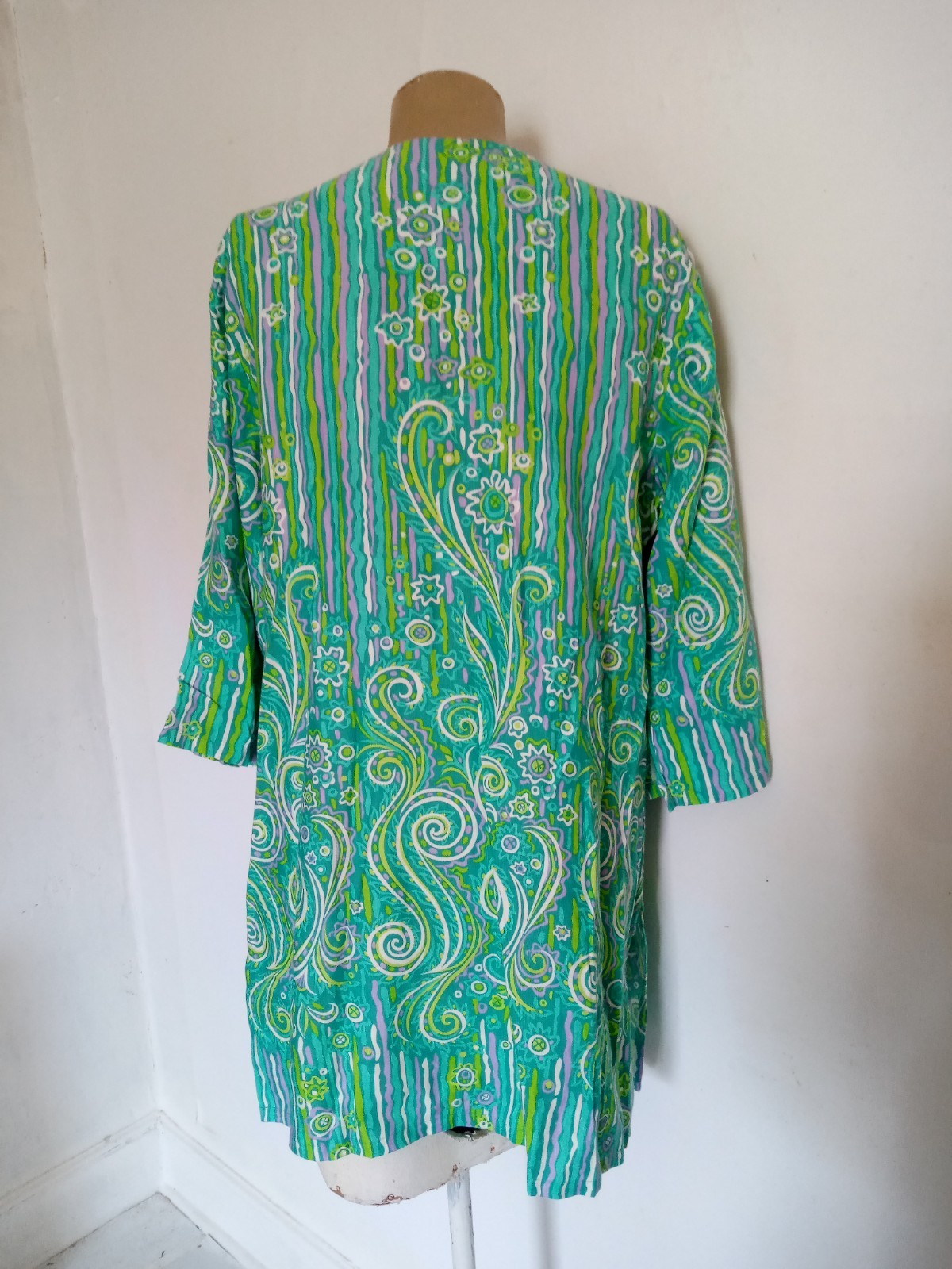 Vintage bob mackie wearable art dress shirt - image 3
