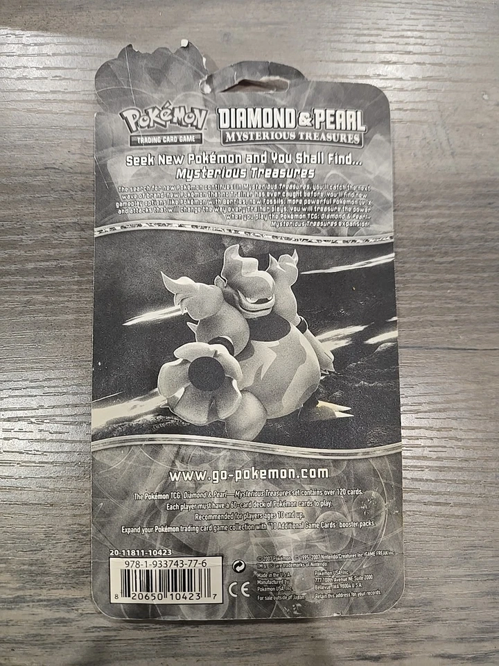 2007 Pokémon Diamond & Pearl Mysterious Treasures Blister Factory Sealed *READ* - Image 2 of 4