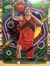 2023-24 Topps Cosmic Chrome Gradey Dick RC Green Space Dust 61/75 #162