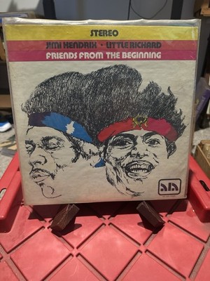 Jimi Hendrix & Little Richard   Friends From The Beginning 1972 ALA LP VG+
