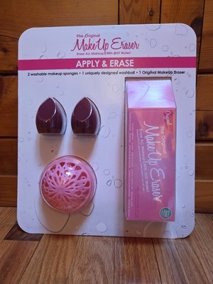 Makeup Eraser Combo Set 1 Makeup Eraser 1 Washball 2 Washable Makeup Sponges