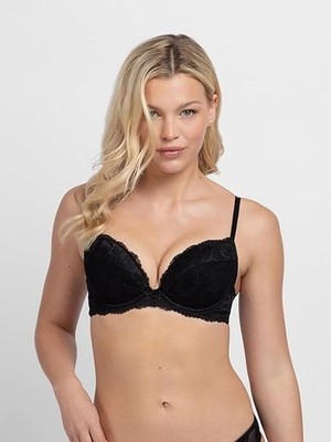 Bügel BH gefüttert mit Spitze von DORINA | Perfect Lace | schwarz | 85B |  NEU