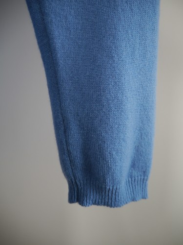 MARNI 100% Kaschmir Blau Cropped Pullover Italienisch Gr. 40 - Bild 4 von 7